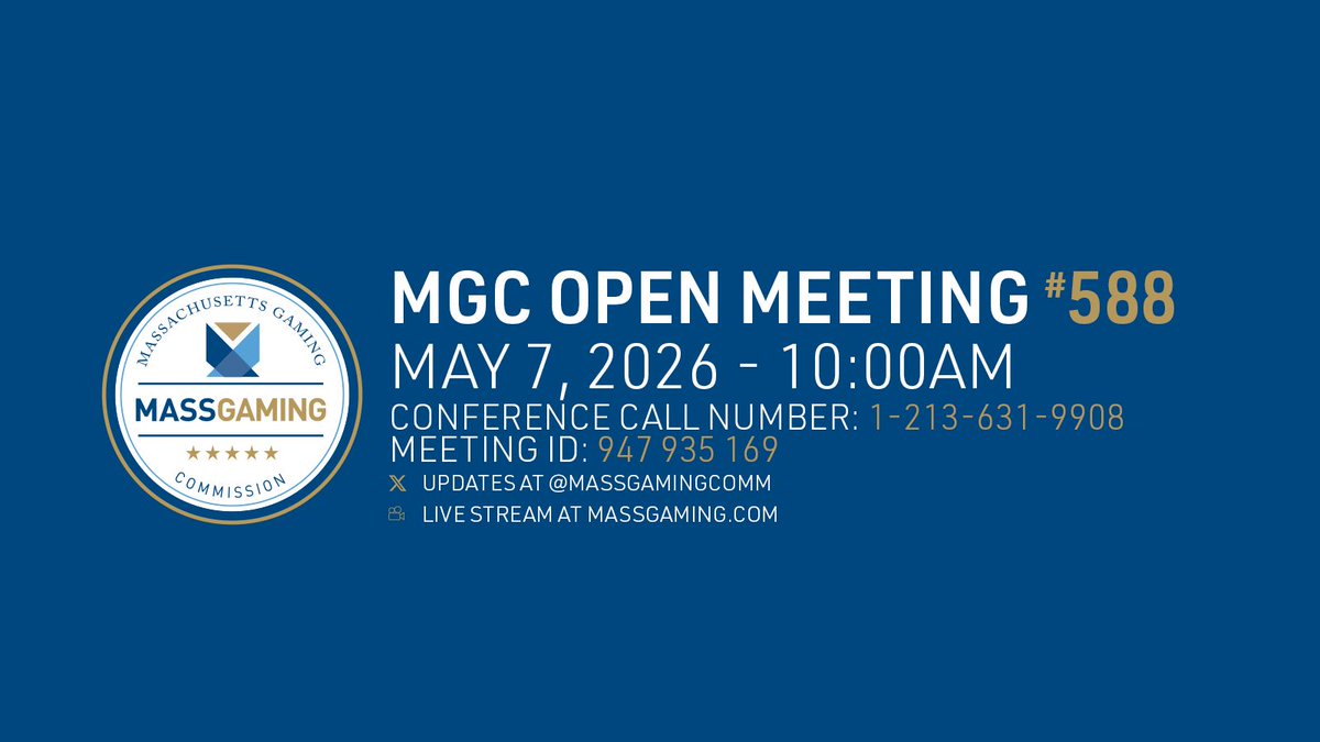 Mass Gaming Commission tweet media