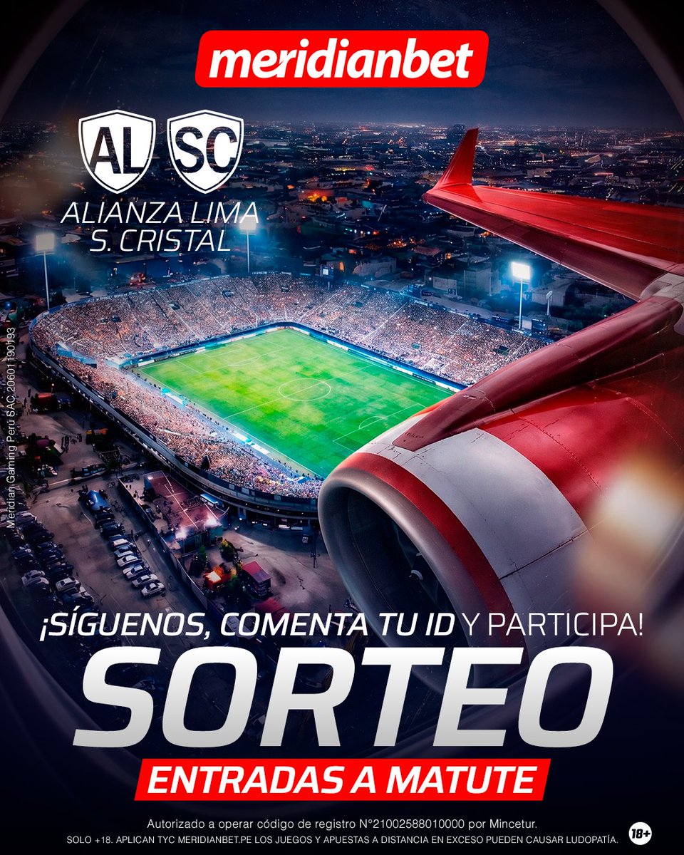 ¡SORTEO BLANQUIAZUL! 💙 🎁

¿𝐐𝐮𝐢𝐞𝐫𝐞𝐬 𝐮𝐧𝐚 𝐞𝐧𝐭𝐫𝐚𝐝𝐚 𝐩𝐚𝐫𝐚 𝐀𝐥𝐢𝐚𝐧𝐳𝐚 𝐋𝐢𝐦𝐚 𝐯𝐬 𝐒𝐩𝐨𝐫𝐭𝐢𝐧𝐠 𝐂𝐫𝐢𝐬𝐭𝐚𝐥?

Participar es fácil:
✅ Síguenos en X.
✅ Comenta este post y etiqueta a un pata.
✅ RT a la publicación.

📅Sorteo: Viernes 08

Aplican TyC.