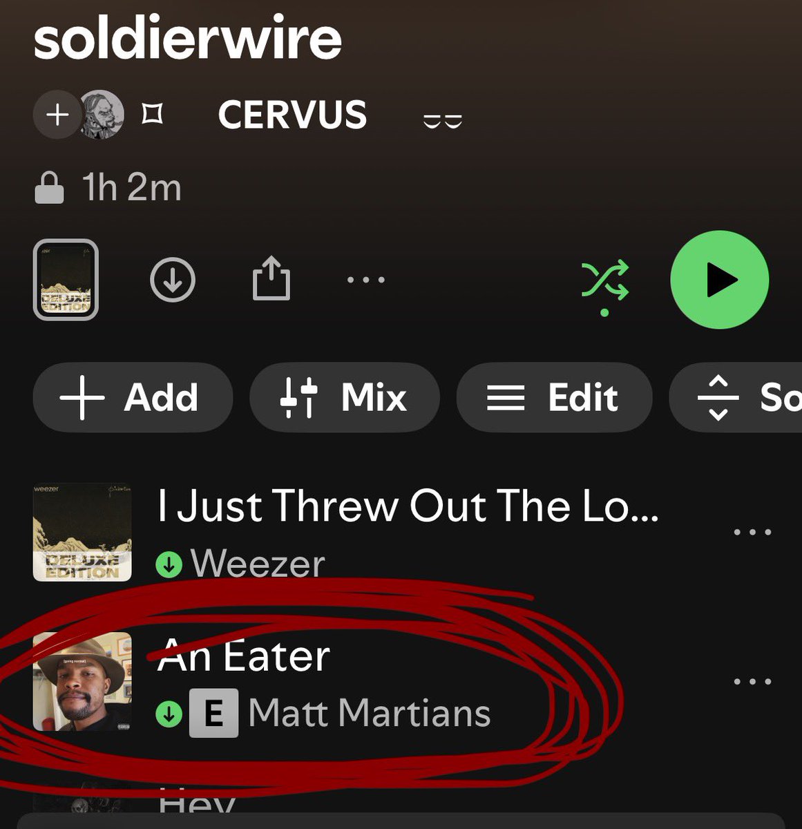 Jst saw an edit and jackles to An Eater by Matt Martian and I feel like I jst got flash banged by soldierwire bro