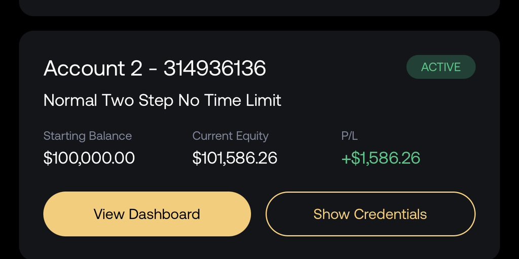 MrEkenx_'s tweet photo. On friday last week i broke my rule (no trades on fridays) and i paid with 3% DD after getting funded on Thursday. 
Fast forward to today, I came out of DD and i am 1.5% up with two trades.

Should i request for payout or take it to 10% ? https://t.co/HSXUb9xiD8