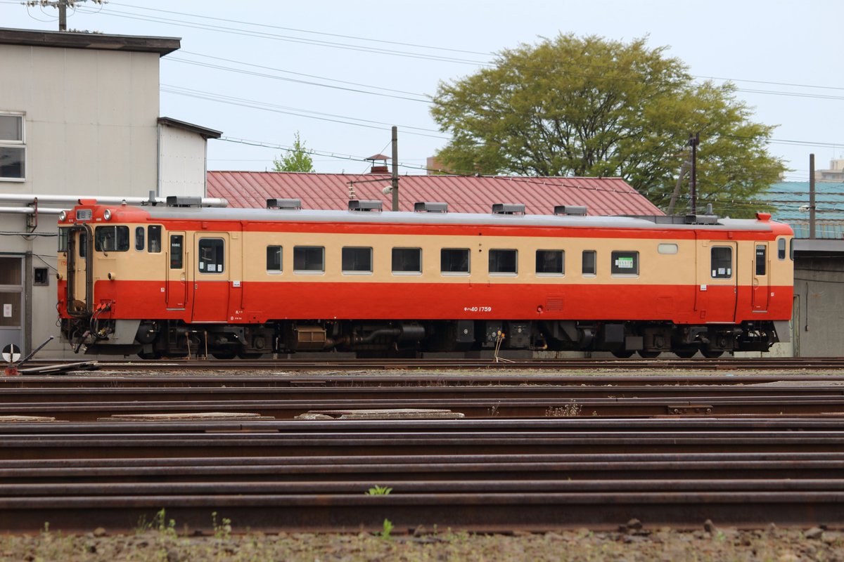 苫小牧運転所（札トマ）に所属していた国鉄色ツートンカラーの「キハ40