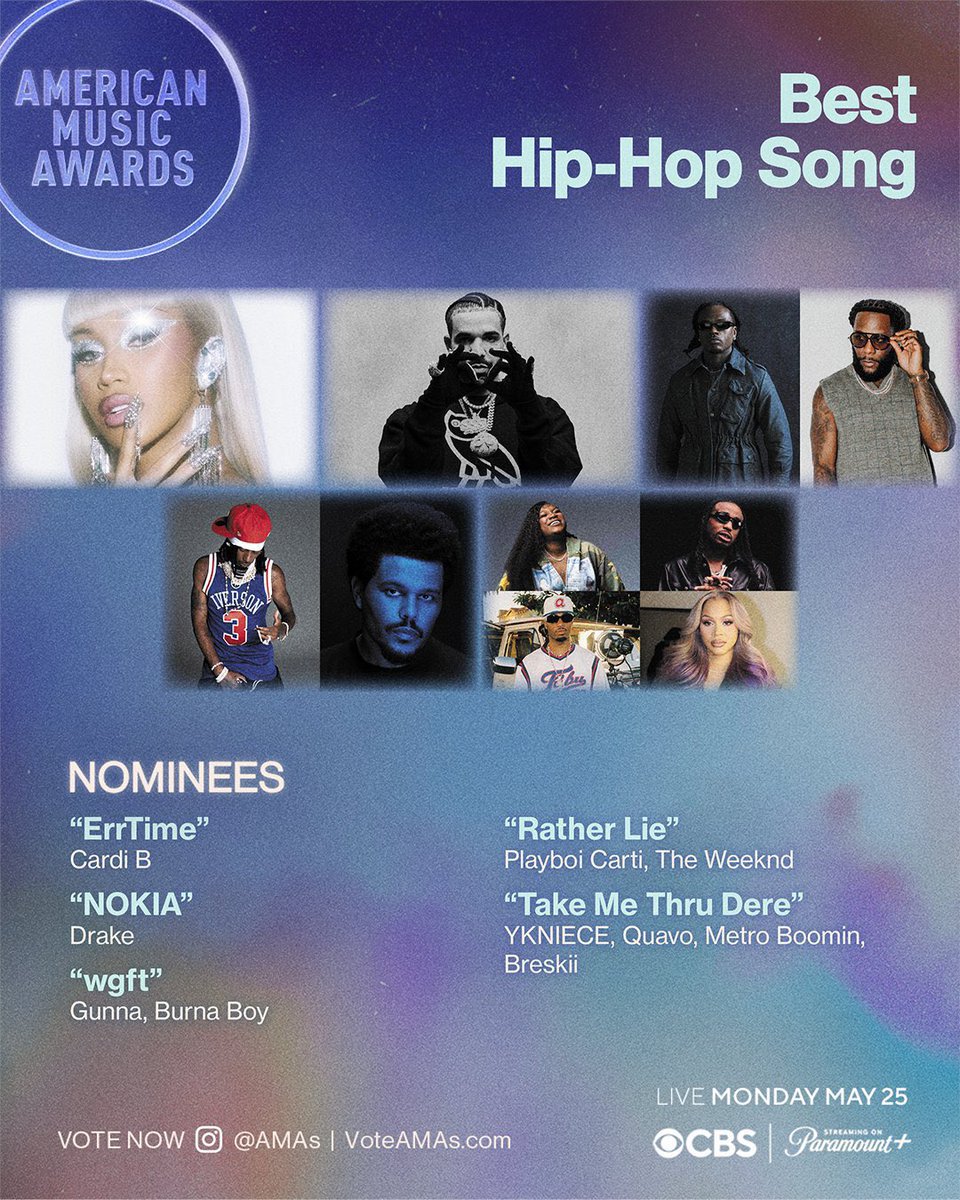 Toluwase_x's tweet photo. OUTSIDERS, it’s another day to run it up!!! 🦍

Burna Boy is nominated at the 2026 American Music Awards — Best Afrobeats Artist &amp; Best Hip-Hop Song (WGFT with Gunna) 

Go vote and run it up, you can vote up to 30 times in each category 🗳️
https://t.co/3kW7sSDr1X… https://t.co/TdsoSt85wd