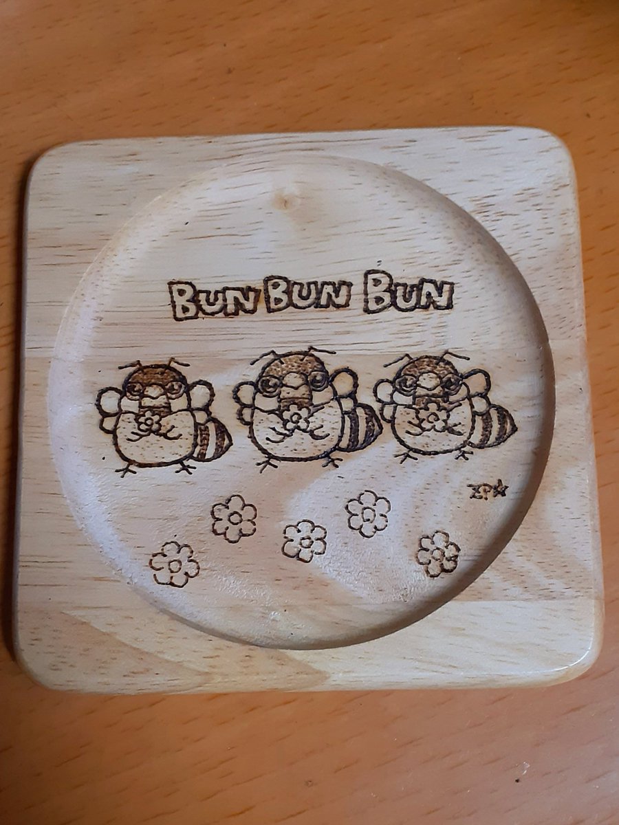 BUN BUN BUN手描きコースター』 5/23-24 文鳥マルシェ