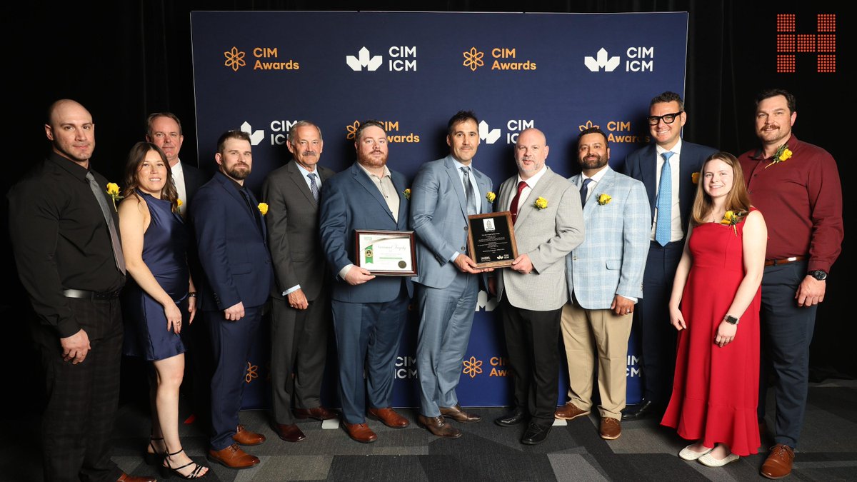 hemlomining's tweet photo. Hemlo Mining was honoured to receive the prestigious John T. Ryan Trophy from @CIM_ICM, recognizing excellence in safety performance. A big thank you to our employees, whose dedication and care make Hemlo Mine a leader in safety. https://t.co/LFbRPSvPBu https://t.co/pRSJej17Y2