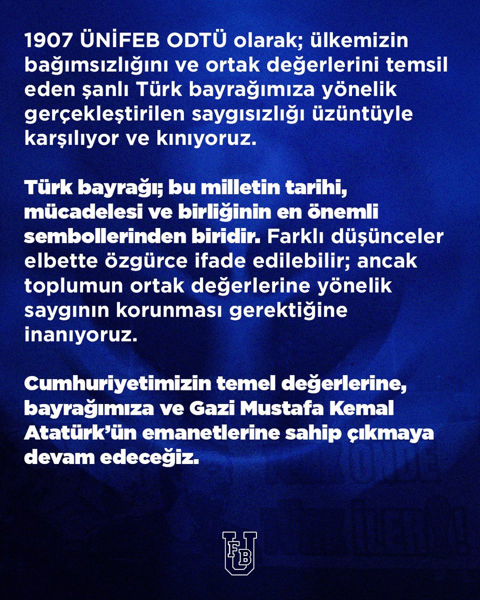1907 ÜNİFEB Orta Doğu Teknik tweet media