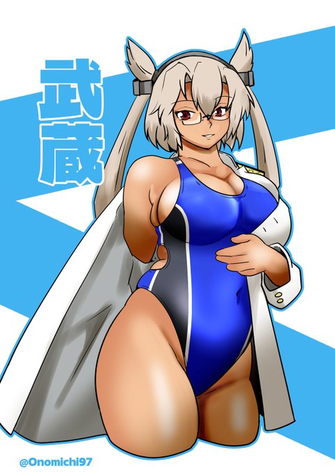 武蔵には提督の白い制服を羽織っていてもらいたい 
#艦これ版真剣お絵描き60分一本勝負_20260507 