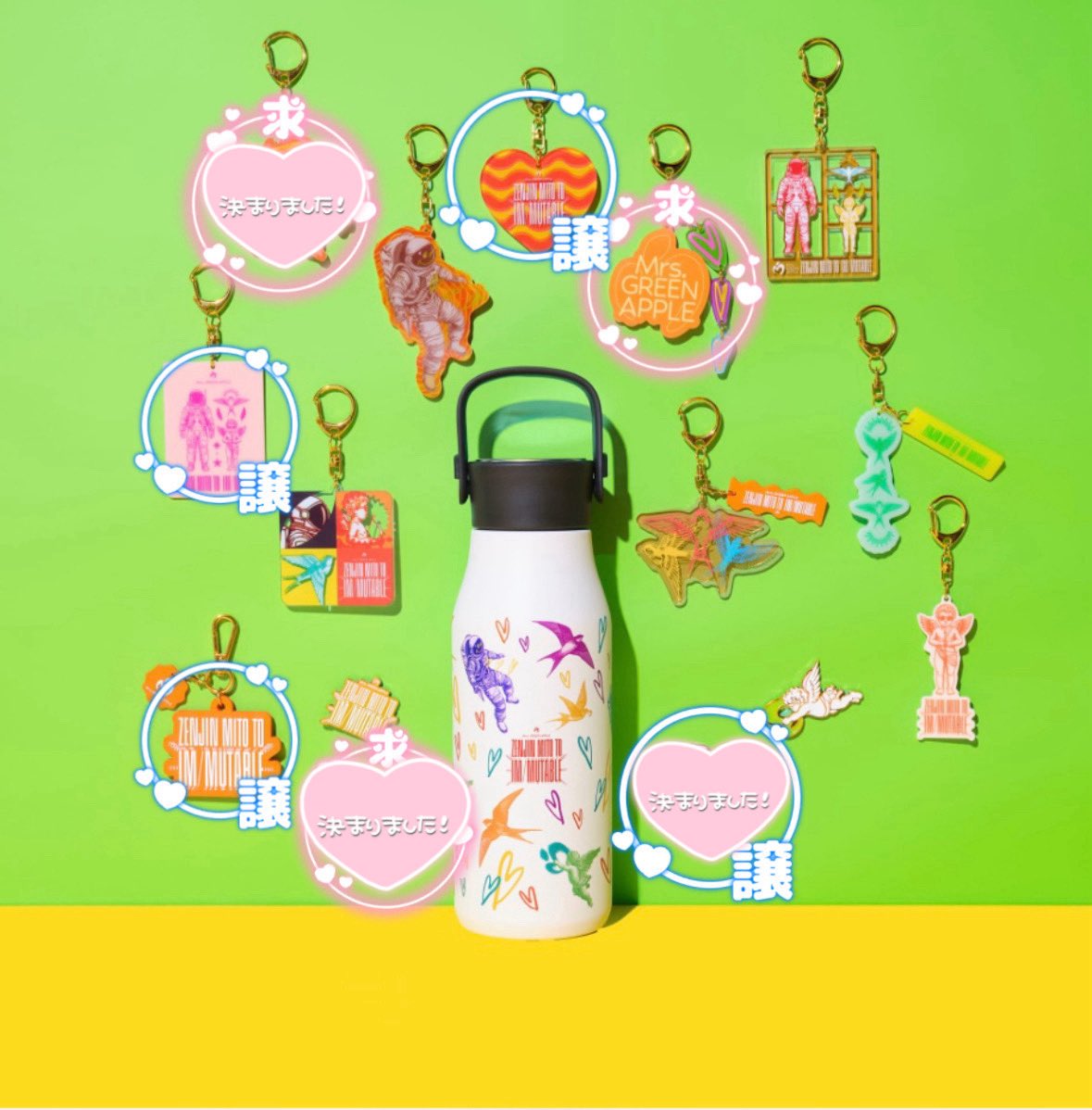 VUplq's tweet photo. 【交換】 
Mrs. GREEN APPLE ミセス ゼンジン ランダム ガチャ

譲：キーホルダーC、F、ラバーキーホルダー
求：キーホルダーD

郵送にて交換希望です🙇‍♀️
お気軽にコメントください。
#ゼンジン未到とイミュータブル
#ミセス https://t.co/j26L9MeBMe