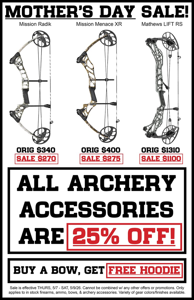 Thunder Lakes | Guns • Ammo • Archery tweet media