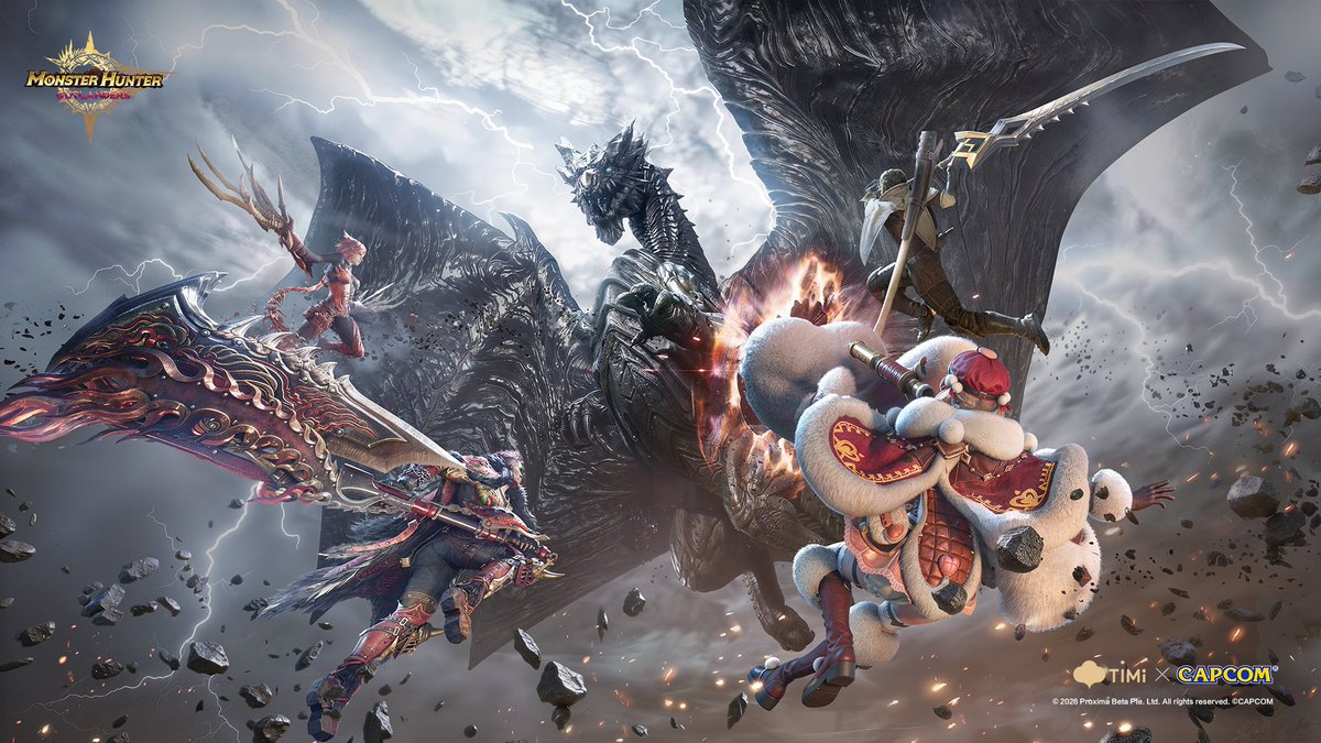 Monster Hunter Outlanders tweet media