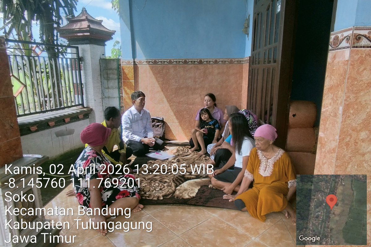 AinnalMuttaqin's tweet photo. Kamis,(2/4/2026) Ainnal M Luhkan Tulungagung mendampingi keg Akses informasi Potensi Produk Perikanan untuk mendukung kegiatan Makan Bergizi Gratis pada Poklashar Minasari, Ds. Soko Kec Bandung Kab Tulungagung
@bppsdm_kp
@bppsdm_pusluhkp
@bppsdm_bp3bw https://t.co/xfeOomEe6O