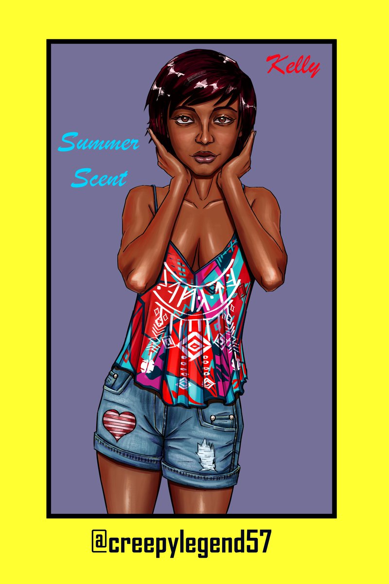 CreepyLegend57's tweet photo. Render of Kelly from Summer Scent - a VN Game @TheNaughtyCapt1 #summerscent #kelly #thenaughtycaptain https://t.co/SwTY39i8Py