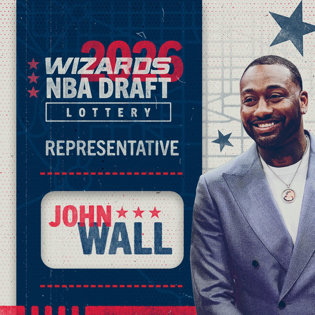 NBADraftLottery でウィザーズを代表するのは@JohnWall 🙌 #ウィザーズ