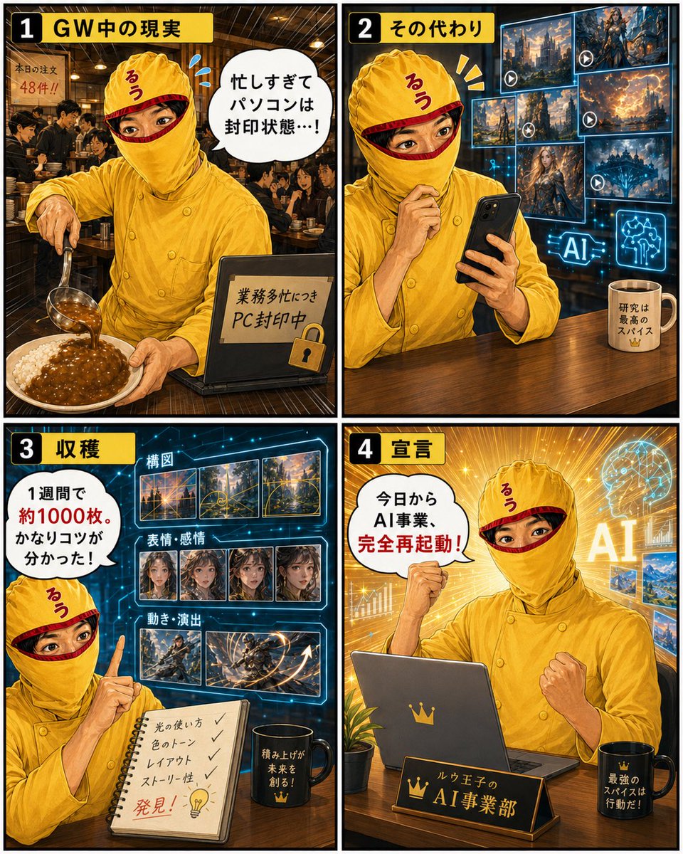 Curry Chef AI Restart Comic