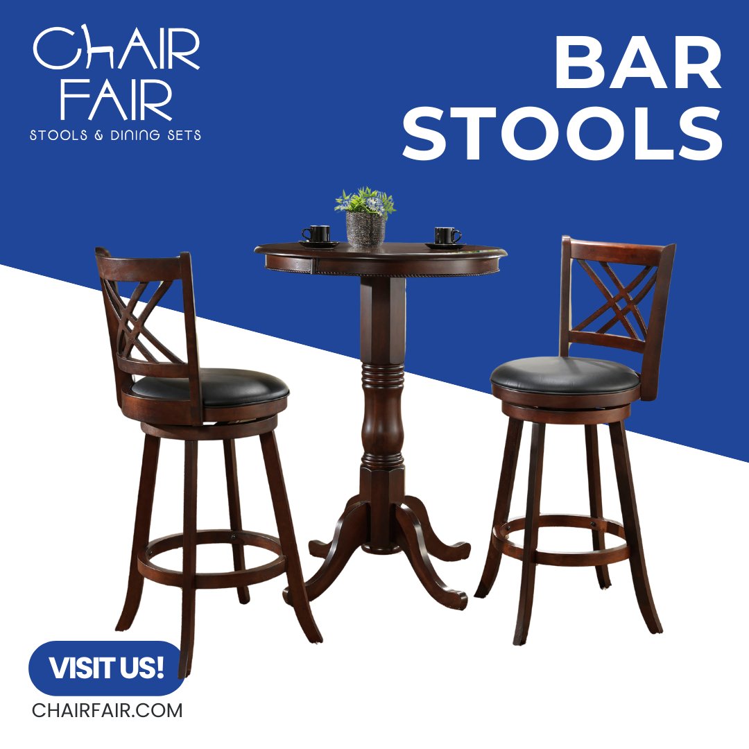 ChairFair_MA's tweet photo. No matter if your style is sleek and modern or warm and rustic, we have the right stool for you. Chair Fair has the largest selection of bar and counter stools in New England, with hundreds of styles, colors, and finishes. Stop by and find the ones that feel like home. https://t.co/fywgd7Dq1m
