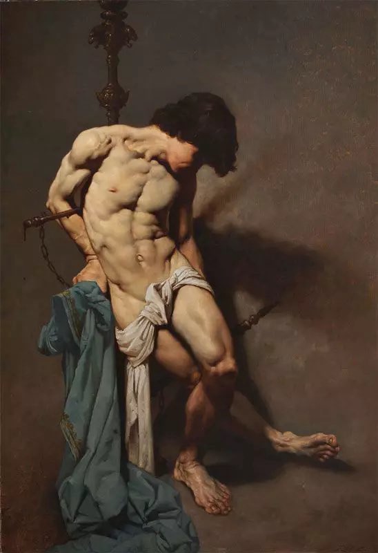 “San Sebastiano,”by Roberto Ferri.