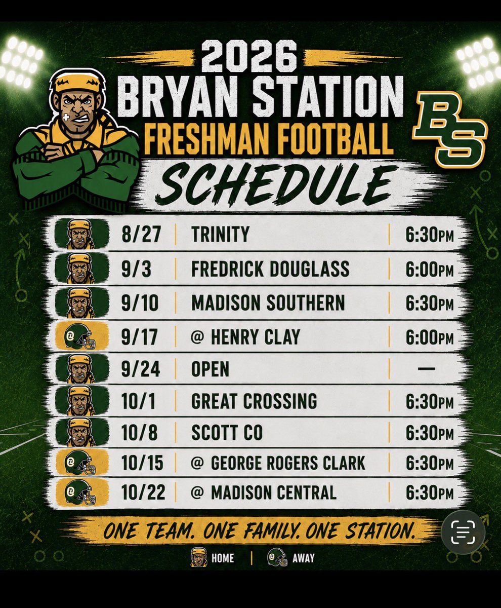 bryanstationfb's tweet photo. 🟢🟡 Freshman in The fall 📍 https://t.co/orCabgU4no