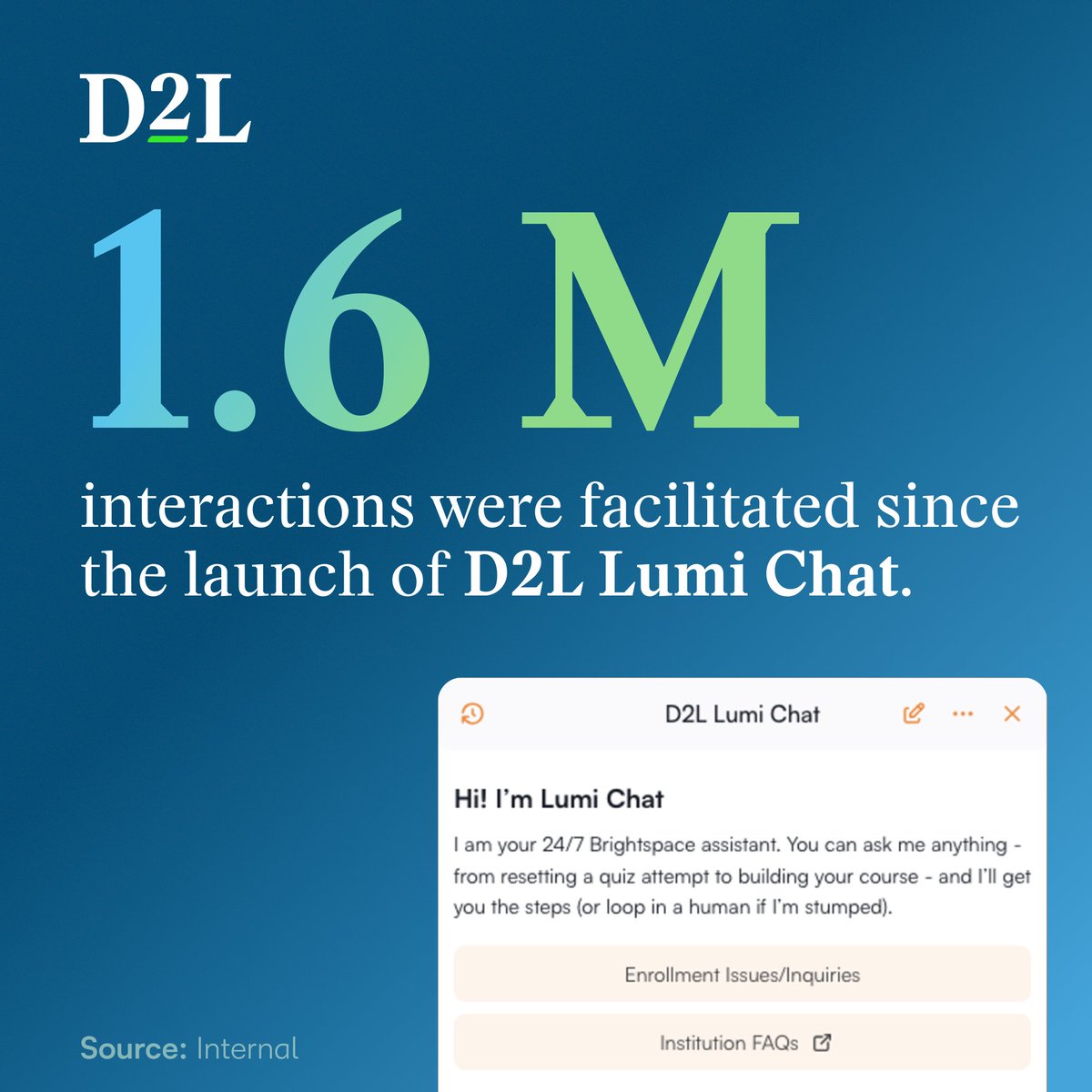 D2L tweet media