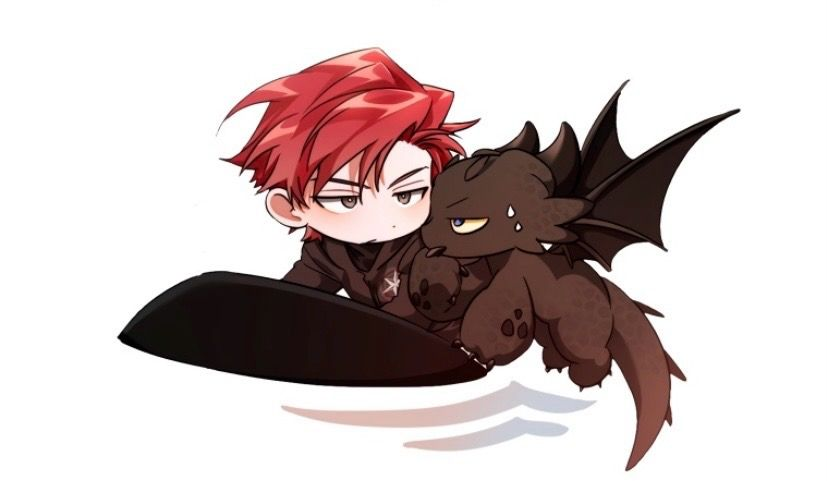 lcfdaily's tweet photo. Chibi Cale &amp; Raon is just too cute, i cant 🥹❤️🥰 https://t.co/oXHIKqXdcl