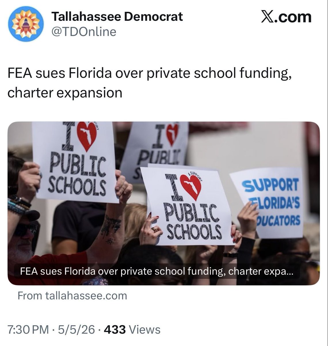 Ron DeSantis tweet media