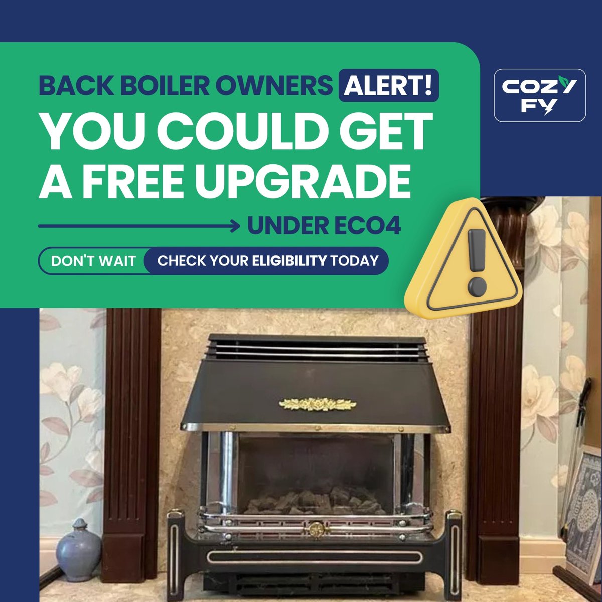 Cozyfyuk's tweet photo. Back boiler owners — this could be your chance to upgrade for FREE! 🚨🔥

👉 https://t.co/MO4d3GW6dB

#ECO4Grant #cozyfy #backboilerupgrade #FreeHeating #energyefficienthome #boilerscheme #HomeUpgrade #FreeBoilerScheme #WarmHomes #UKGrants https://t.co/TdE9okasOT