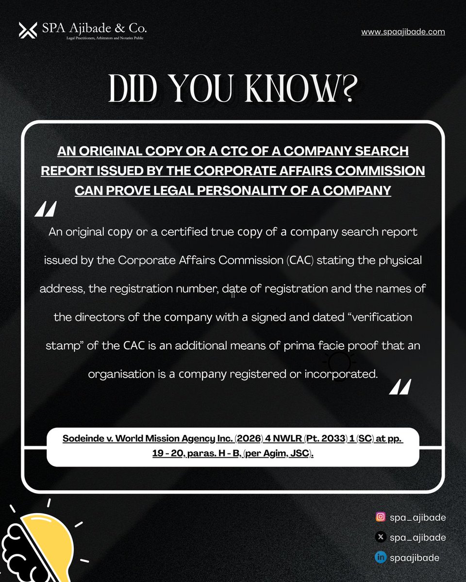 SPA Ajibade & Co. tweet media