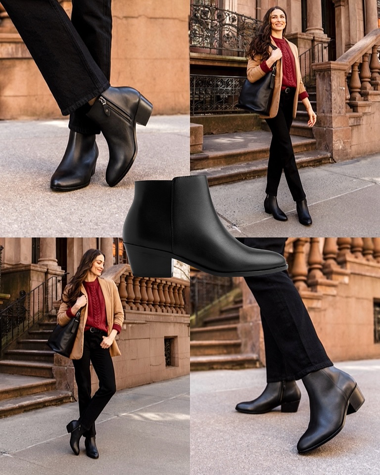 ThursdayBootCo's tweet photo. Black Booties are a wardrobe staple 🤩 Which pair are you picking? https://t.co/P4Ahqg3Jqq
