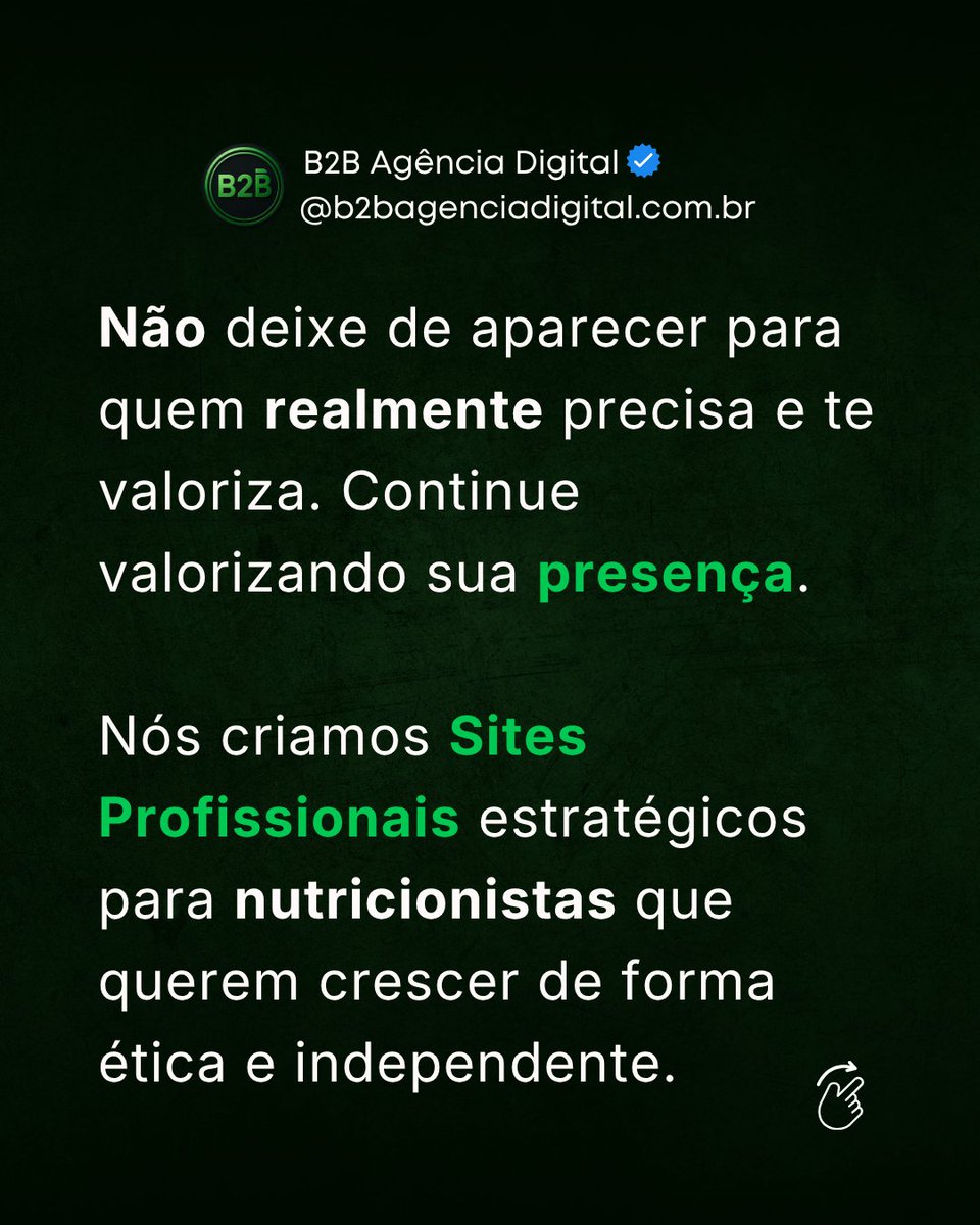 b2bagdigital's tweet photo. 🚨 O FIM DA NUTRIÇÃO NAS REDES SOCIAIS? Leia sobre a Resolução CFN 857/2026.

#criacaodesites #empreendedorismo #vendas #google #googleads #googleempresa #seo #trafegoorganico #sites #microempreendedor #metaads #googlemeunegocio #ia #nutricao #nutricionista #cfn857 https://t.co/xvybkUglgL