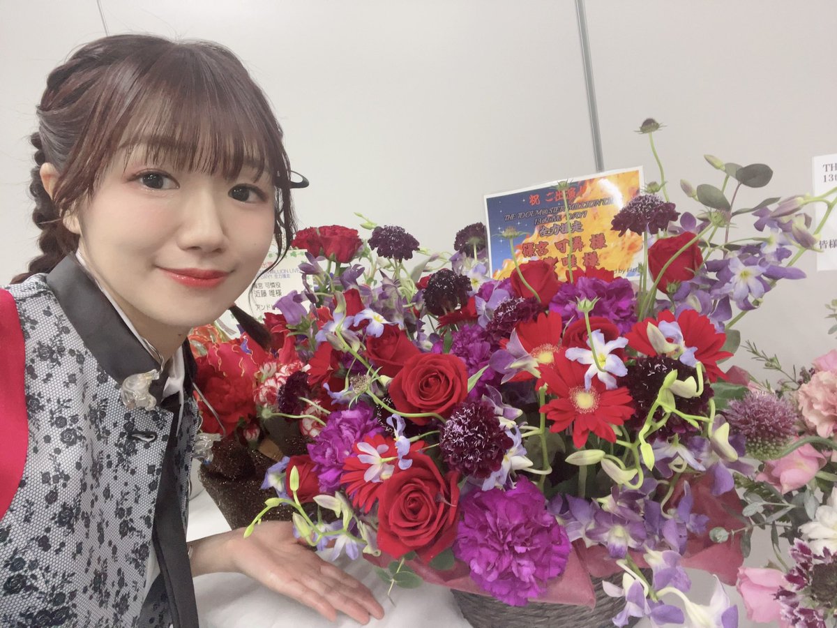yun_yk28's tweet photo. 楽屋花もありがとうございます！💐✨🥹
今回も素敵な花畑がそこにありました☺️
#ミリオン13th https://t.co/38brORORyJ