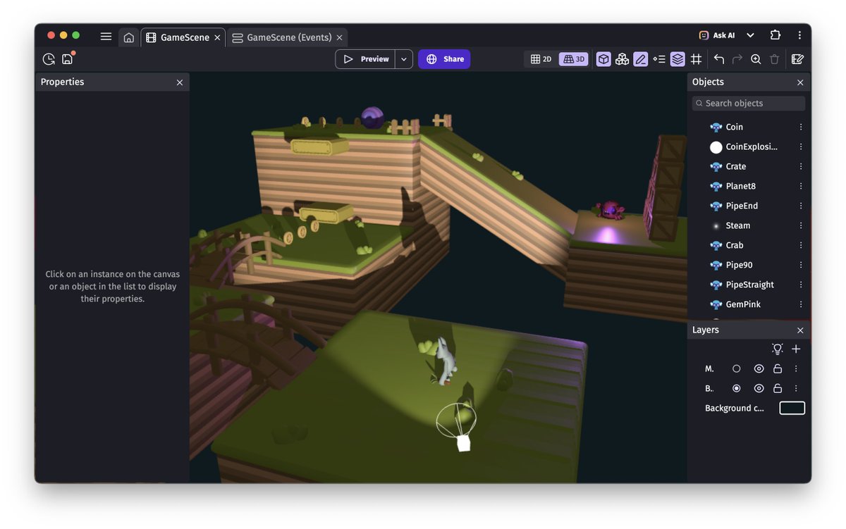 GDevelop tweet media