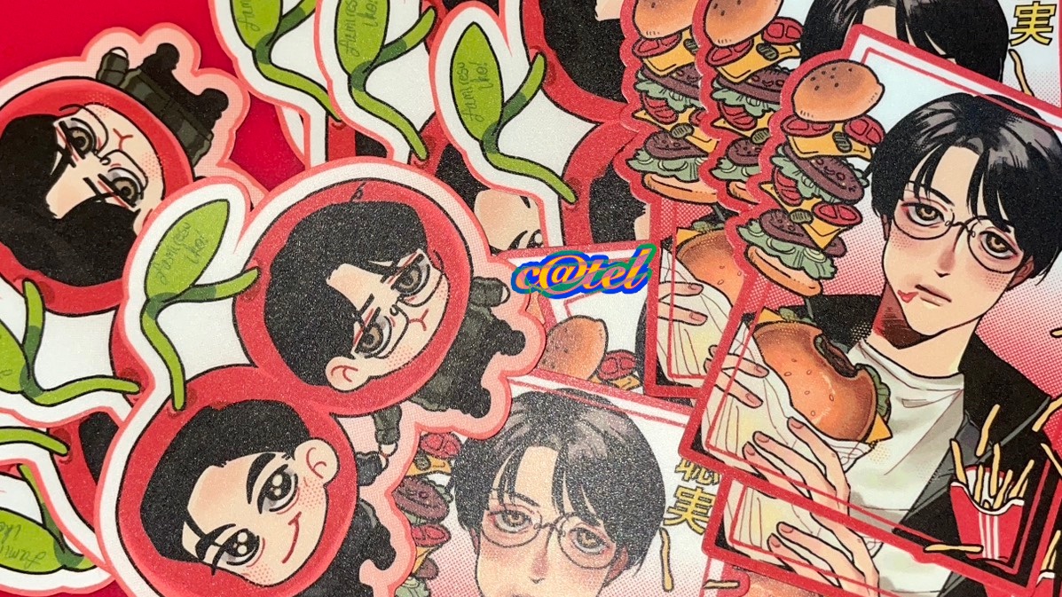 catel0rkecap's tweet photo. came in mail today hehe, some teaser~ 🍔🍒
#famiresuiko  #cf22 https://t.co/7GMypxp3P1