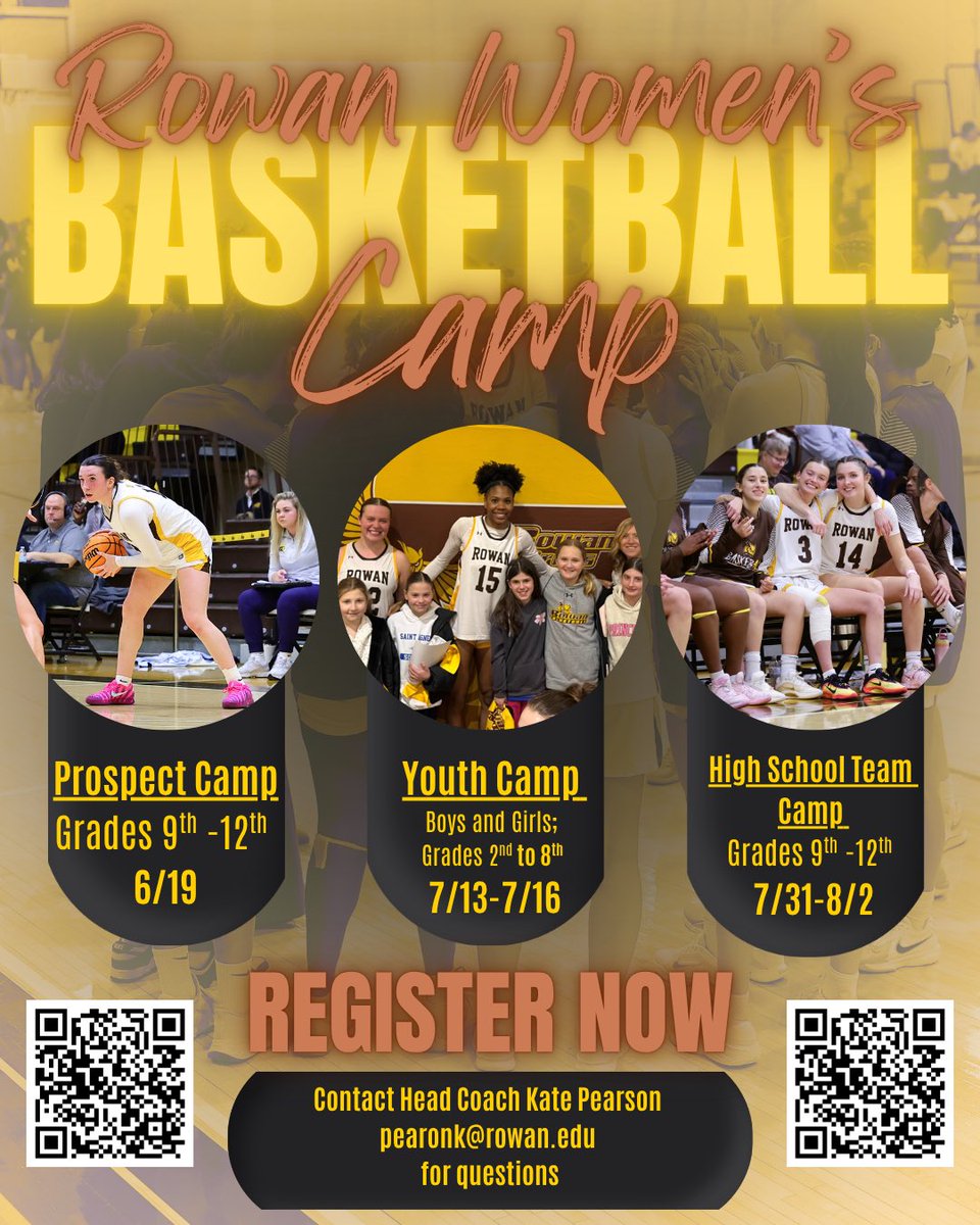 RowanWBB's tweet photo. Camp season loading…another summer, another chance to get better! Sign up today! 🤩🦉 https://t.co/IxBS4NLqsr