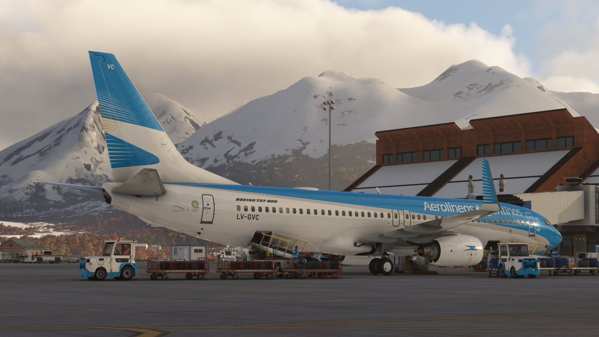 ✈️AR1876 / ARG1876 ブエノスアイレス(EZE)→ウシュアイア(USH) LV
