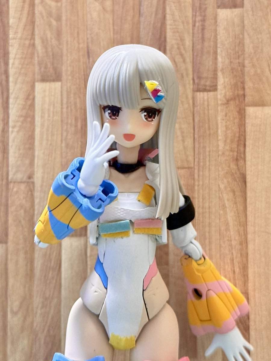 楽華明瑠 #アリスギア #30MS 30MS製明瑠ちゃんボディに hyena
