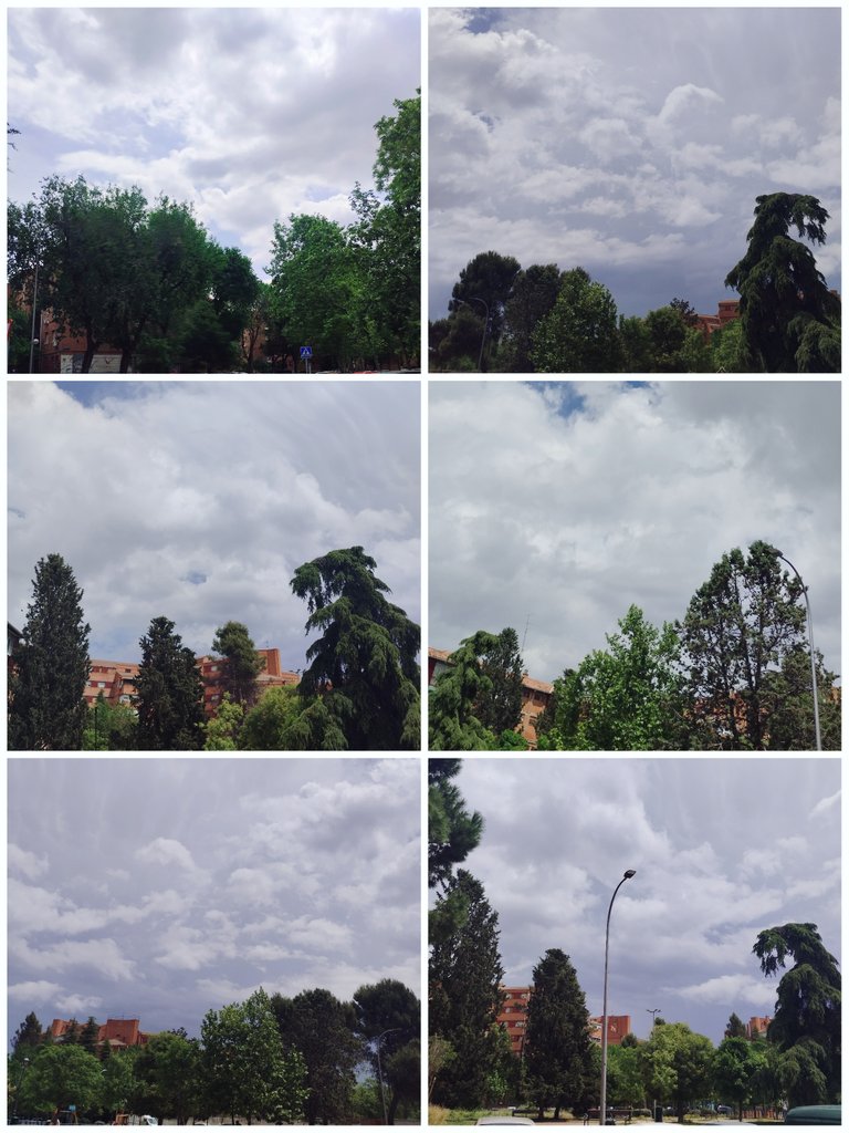 LOLA_CULE's tweet photo. Un paseo por mis nubes.
#MiCielo Desde mi calle.
#Jueves Fresco y lluvioso.
Vaya cambio de tiempo!
Atràs quedò la #Primavera Volvimos al "otoño"!Éstos vaivenes no son buenos!
Te acostumbras a lo"bueno",
y volver a lo"malo",cuesta.
Y así vamos! Esperemos dias mejores.#cuidate 💚 https://t.co/vLaLhxRUHS
