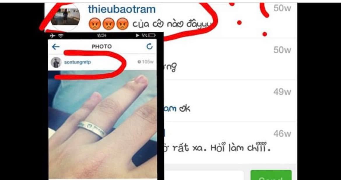 mimy_is's tweet photo. @NgocNguyen42084 @rakamzzz She never? =)))))))))) this is her cmt on his post. Now everyone can see that her fans were all liars https://t.co/yDKRUmFI2c
