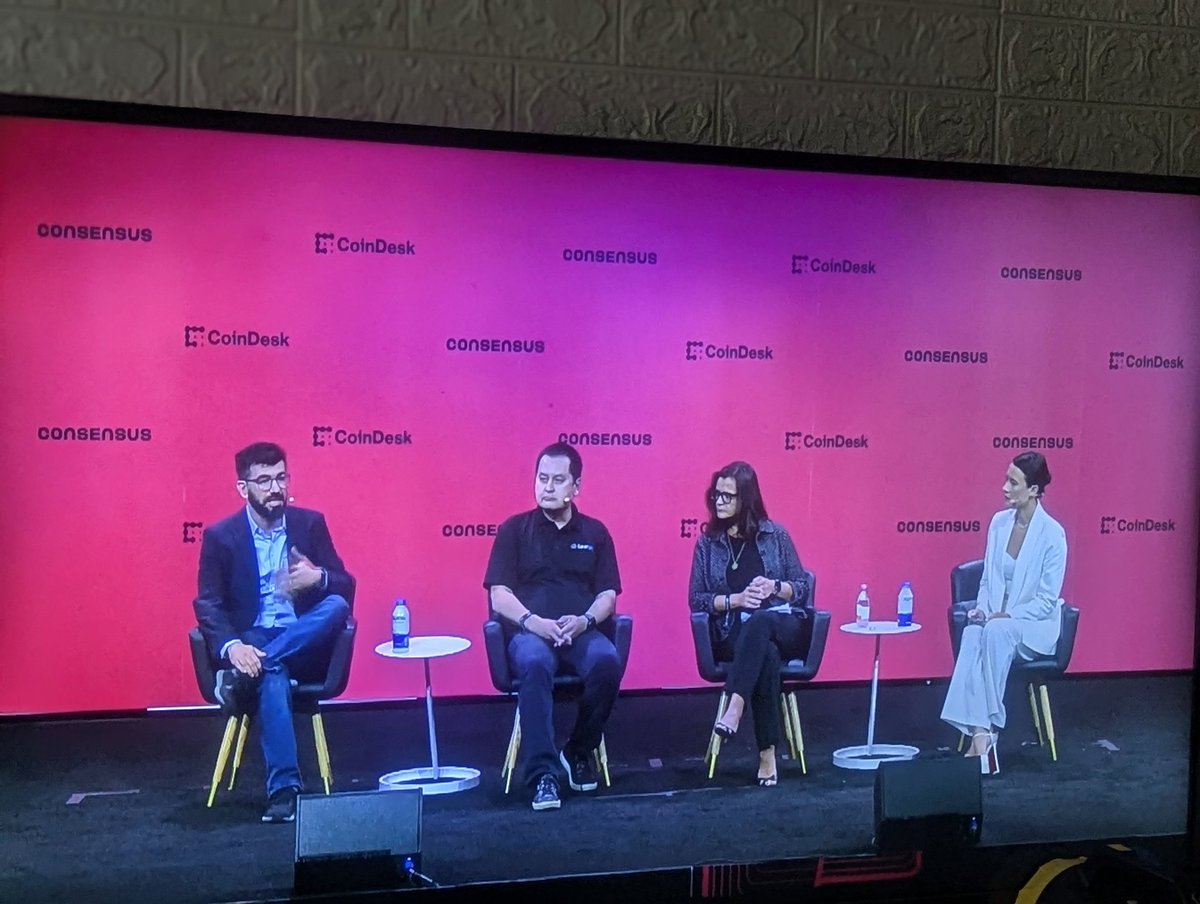 Nicolas is Live at Consensus.
