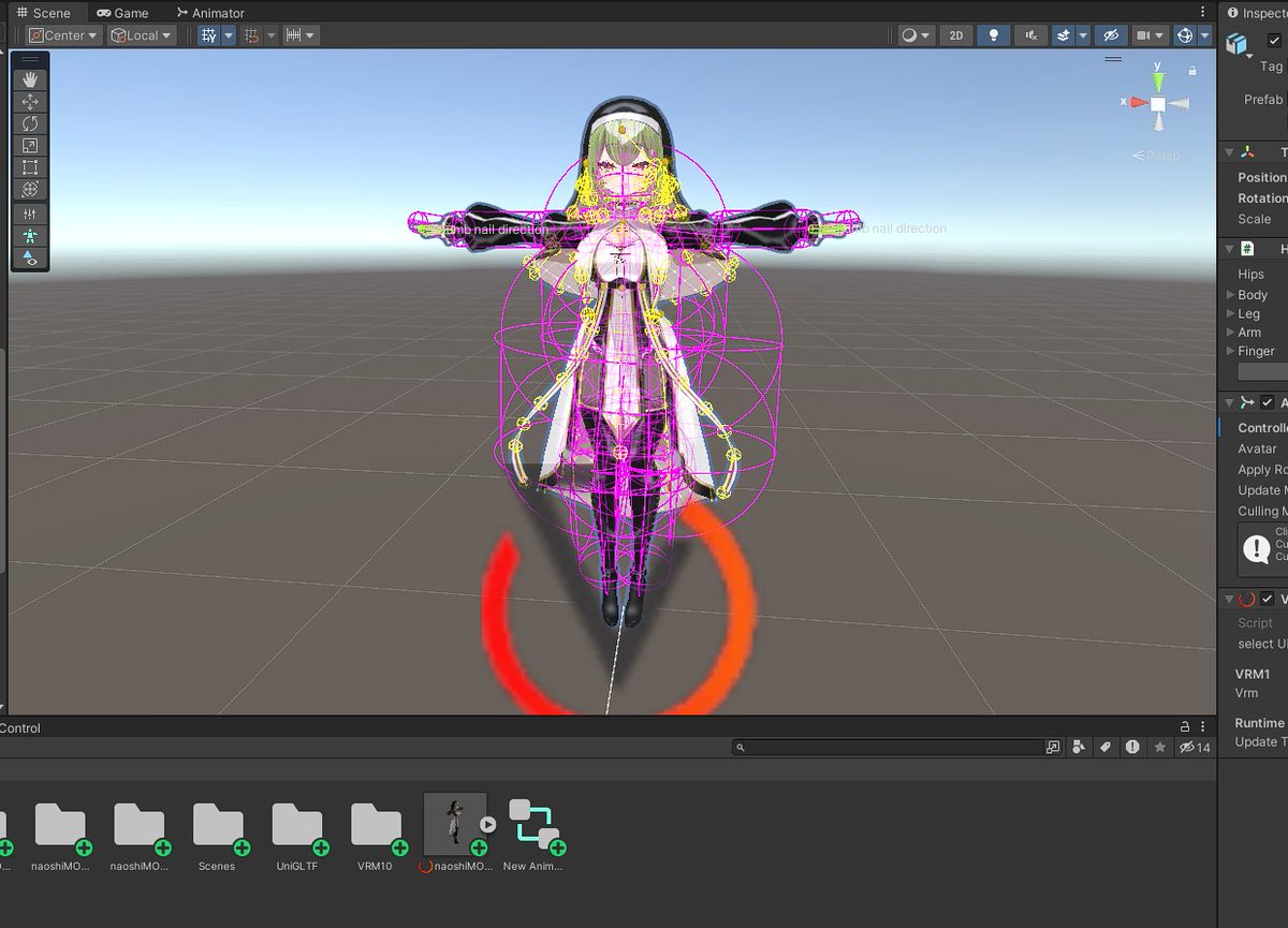 tanaka_abcg's tweet photo. #3DCG #unity
揺れも��とコライダーの設定に苦戦😤 https://t.co/EeKnynn6ED
