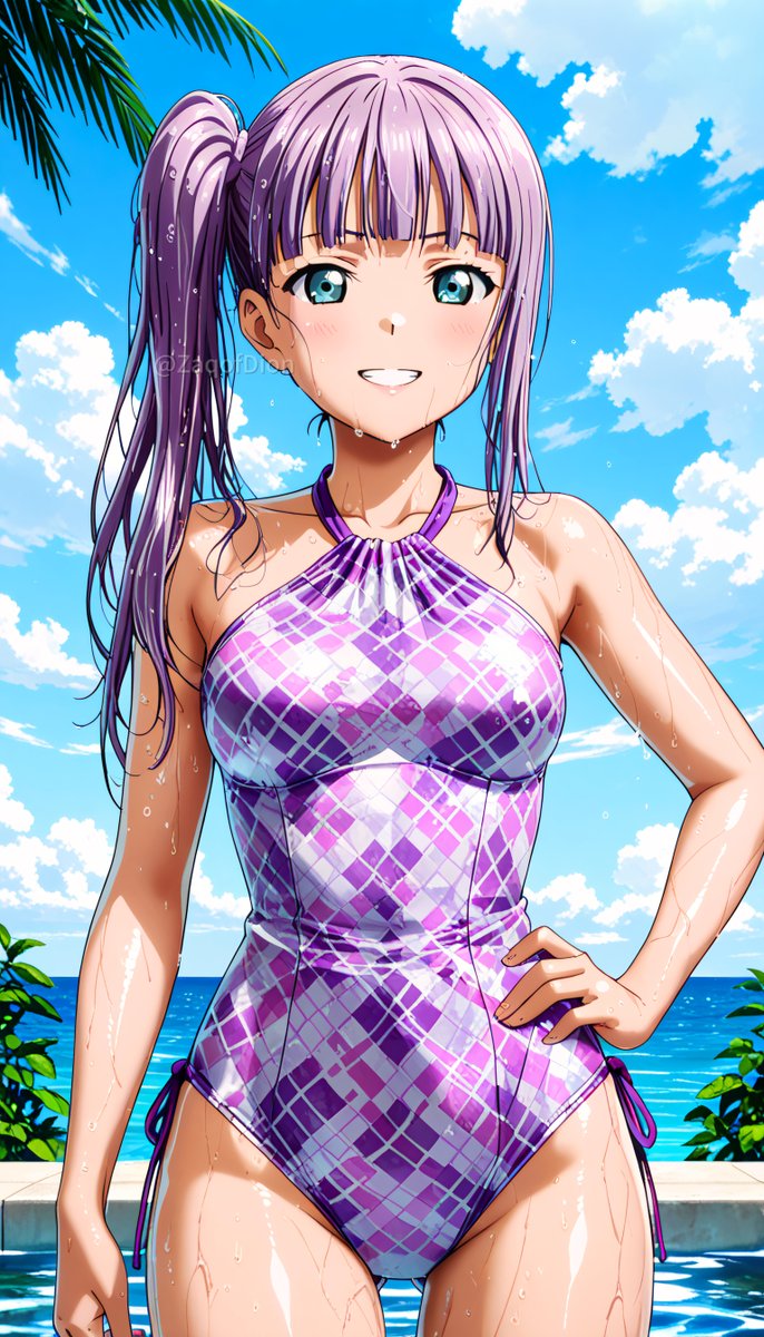 南国リゾートの昼間を彩るワンピース水着」シリーズ マルガレーテさん