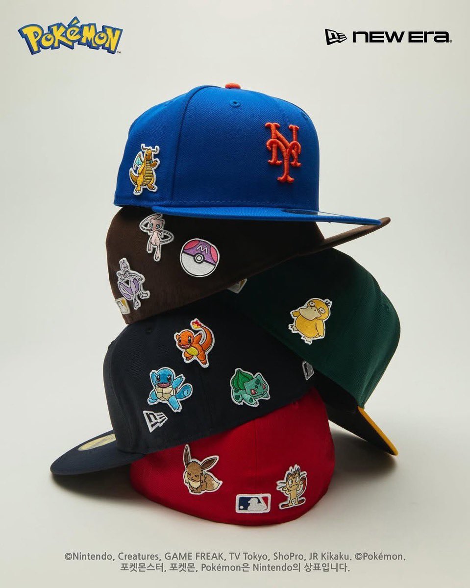 sdmlinks's tweet photo. 🧢🔥 A nova coleção entre Pokémon e New Era. https://t.co/3luZNIC7ge