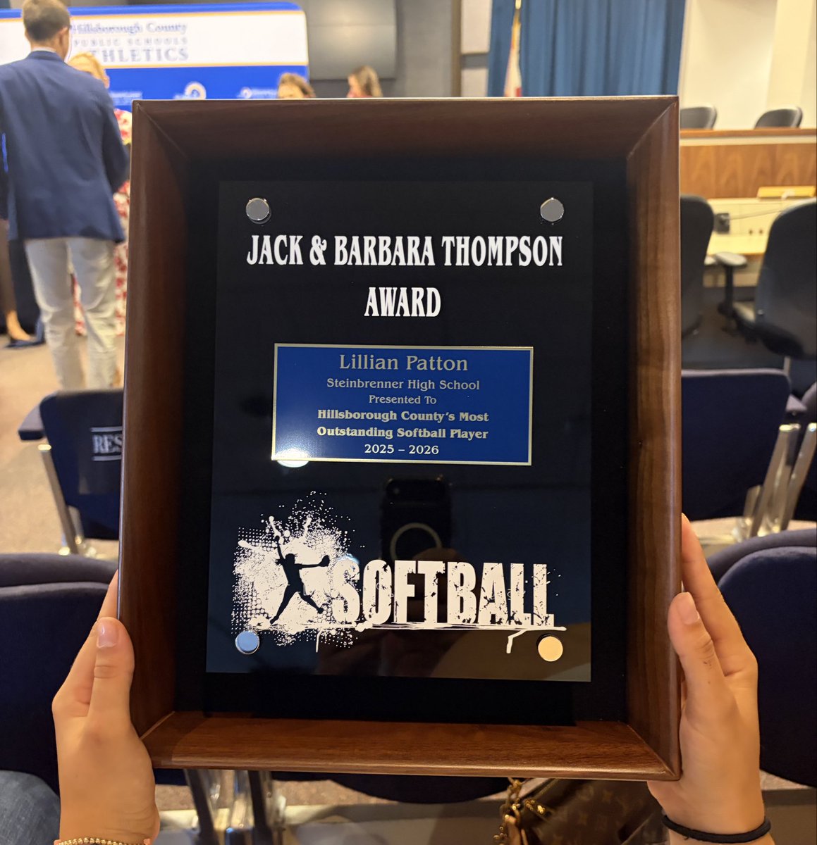 gshs_softball's tweet photo. Congrats to Lilly Patton!! Hillsborough County Player of the Year!! @GSHSWSN @gshswarriors @SteinbrennerC @SteinbrennerPTA @BSN_CoachLo https://t.co/kbIBLzX4Rj