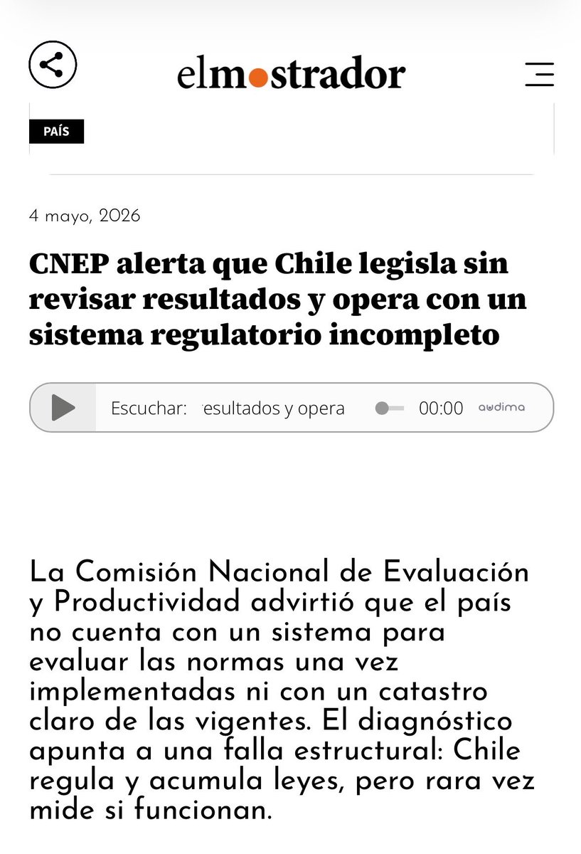 joseluisugarte's tweet photo. Falta mayor de nuestro sistema institucional. En últimos años leyes laborales fueron de mediocridad temeraria. Por ejemplo Ley Karin produjo -hasta hoy- colapso total en Inspección del Trabajo. Nadie evalúa sí funciona o no, solo importa puesta en escena del gobierno de turno: https://t.co/Pc2NsOfihM