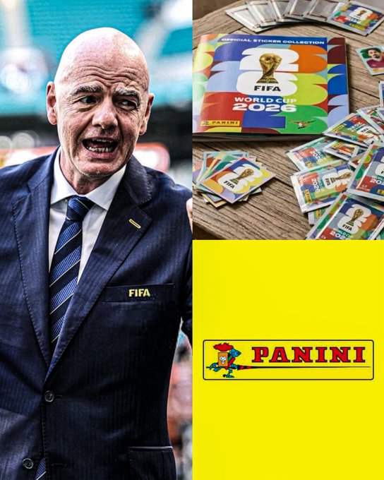 CuriosidadesBRL's tweet photo. 🚨 FIM DE UMA ERA NO FUTEBOL!

A FIFA rompe contrato com a Panini após 60 anos de parceria. 📖⚽

A Copa do Mundo de 2030 será o ÚLTIMO álbum da tradicional marca italiana.

A partir de 2031, os direitos passam para a Fanatics. https://t.co/nJHqj99Sq3