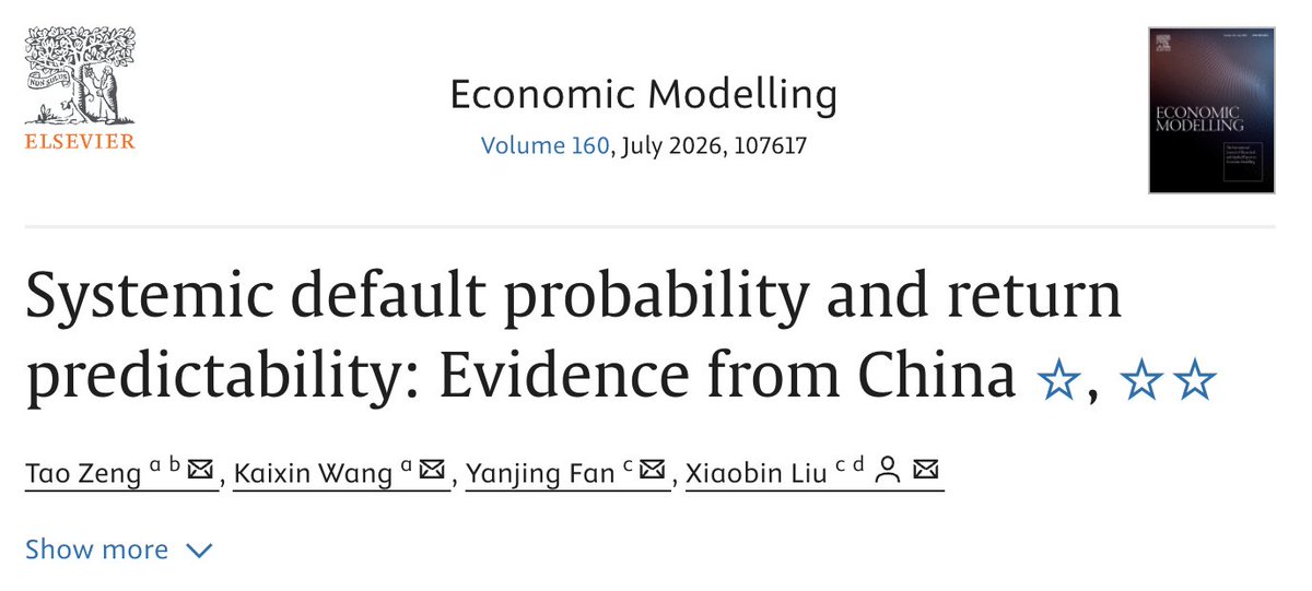 Economic Modelling tweet media