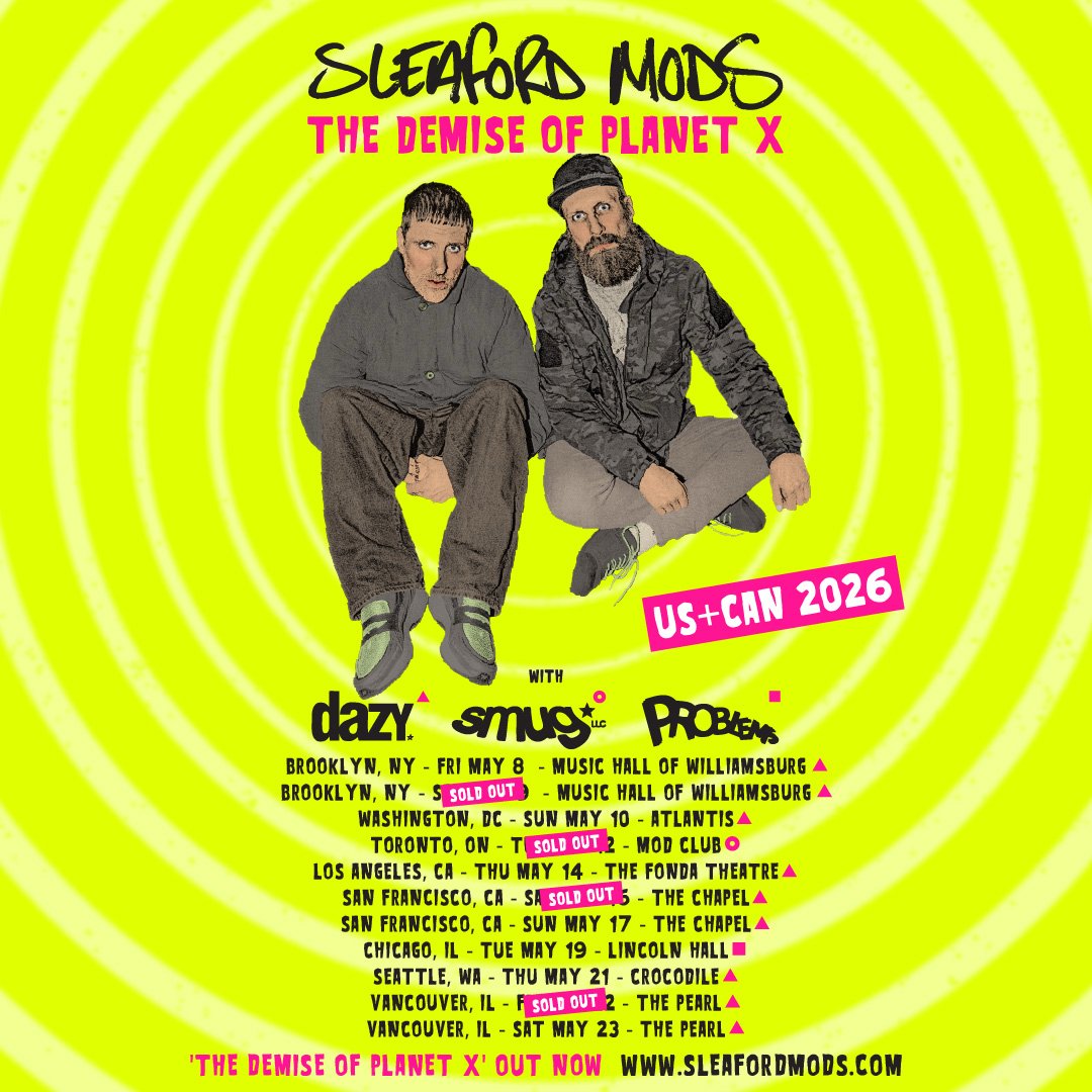 dazysound's tweet photo. @LameORecords Tour with @sleafordmods starts tomorrow!

https://t.co/V3CKp1QyEz https://t.co/jipMQfh6h7