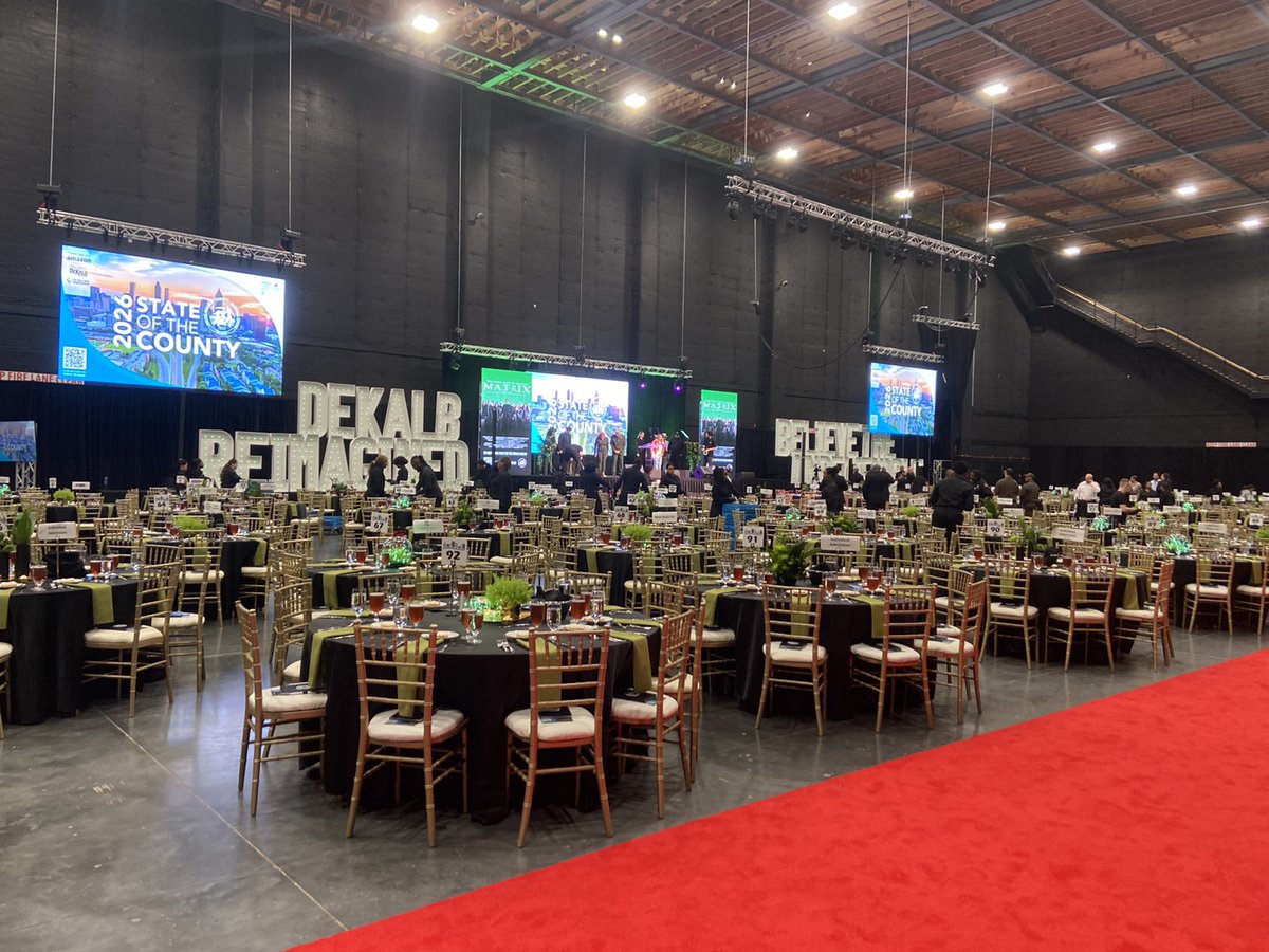 QualityGrowth's tweet photo. CEO Lorraine Cochran-Johnson’s 2026 #StateofDeKalb County Address is soon to begin at @assemblyatlanta  with an expected crowd of more than 800 Council and Chamber members, businesses, elected officials, and supporters of @ItsInDeKalb.

#DeKalbCounty #CouncilforQualityGrowth https://t.co/r98ykCmeL3