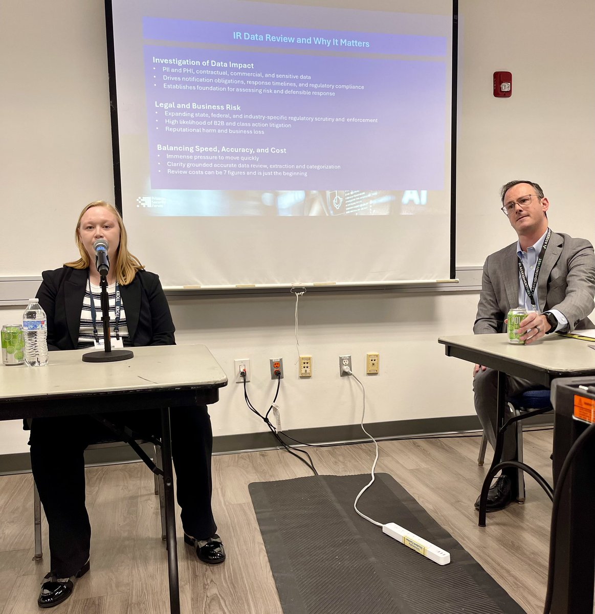 christinayiotis's tweet photo. #privsecforum Privacy + Security Academy Forum @privsecacademy “From #IR #DataReview to Defense: How #Notification #Strategy Shapes #Litigation #Outcomes” w/  Assessment First VPs Andrew Nauer, CIPP/US (Operations) &amp; Matthew Liebner (Sales); and @ZwillGen Attorney Jamie Elbert https://t.co/8ZZBftN1wx