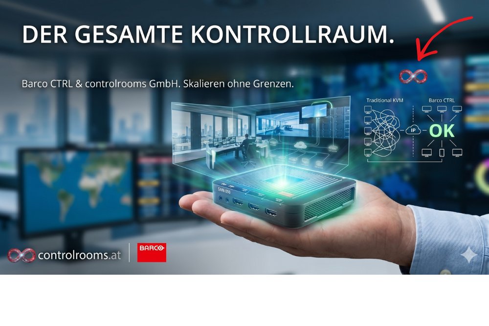 controlrooms GmbH #leitstelle #barco #KVM tweet media
