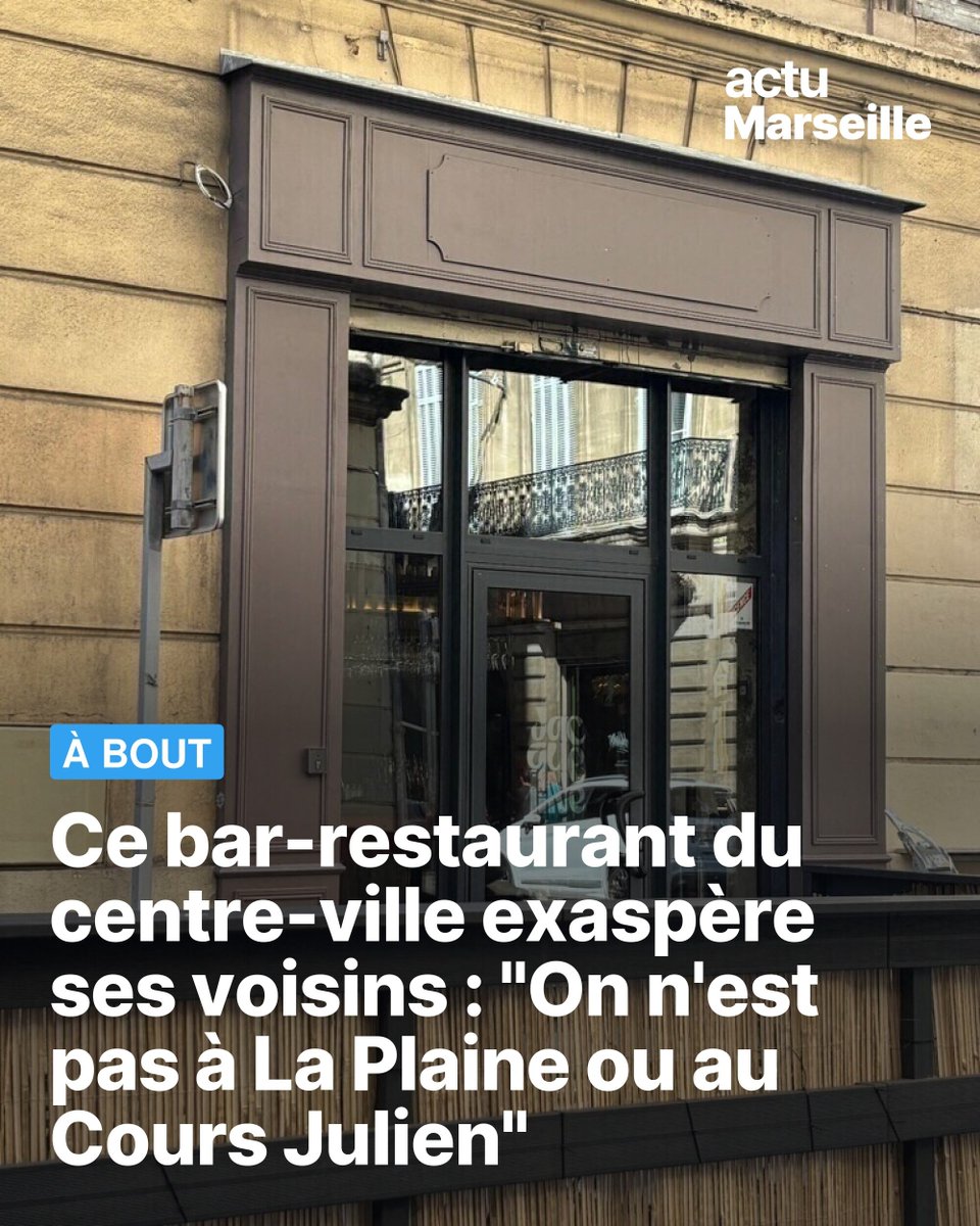 actufrmarseille's tweet photo. 😡 Les voisins ne supportent plus le bruit ➡️ https://t.co/AI2ZEBAJYo
#Marseille https://t.co/HgeYAWKtDx