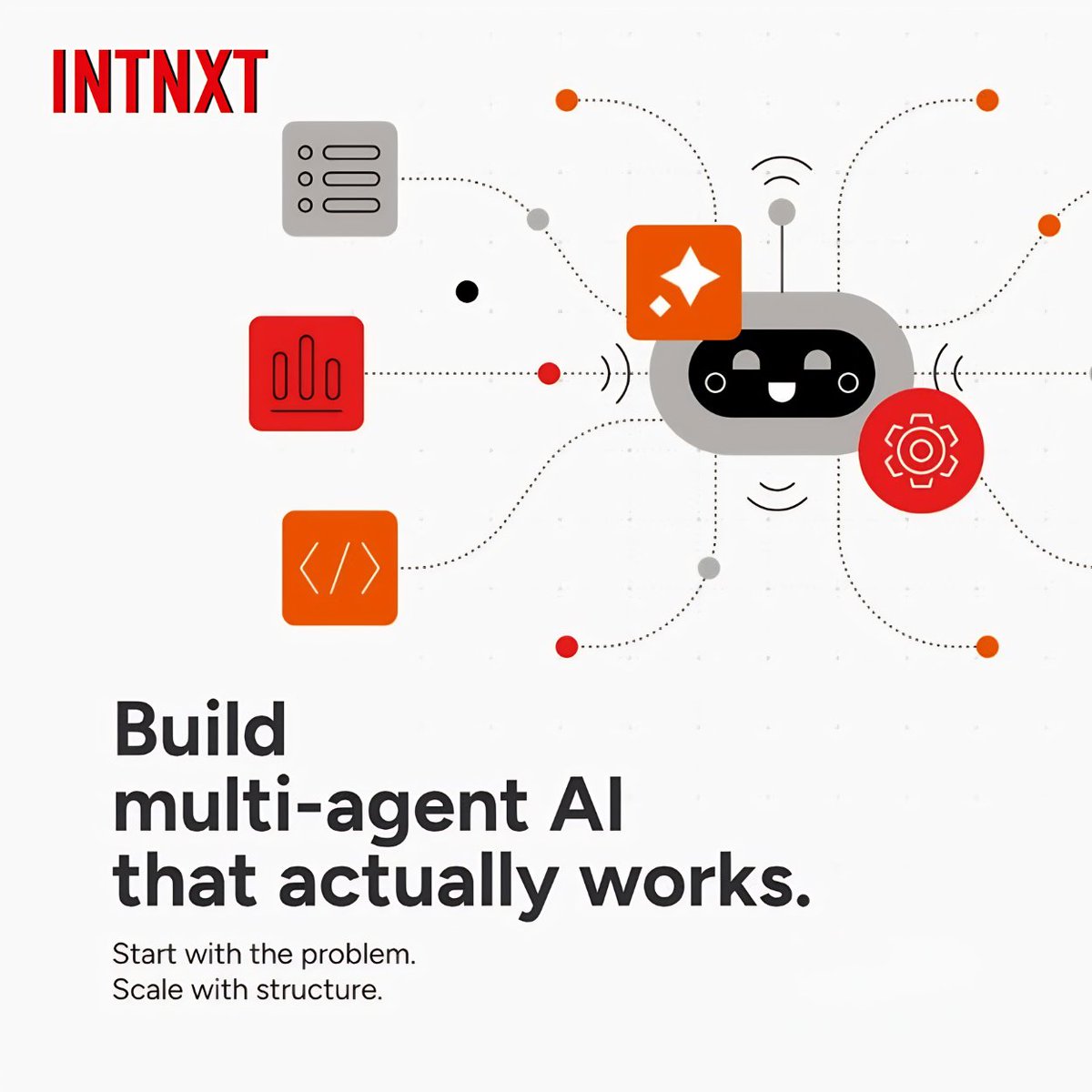 INTNXT1's tweet photo. The goal isn’t to add more AI tools.

It’s to build systems that can actually collaborate, automate tasks properly, and scale with your business.

That’s where multi-agent AI starts becoming useful.

👉 #INTNXT

#multiagent https://t.co/nvnZVyK04w