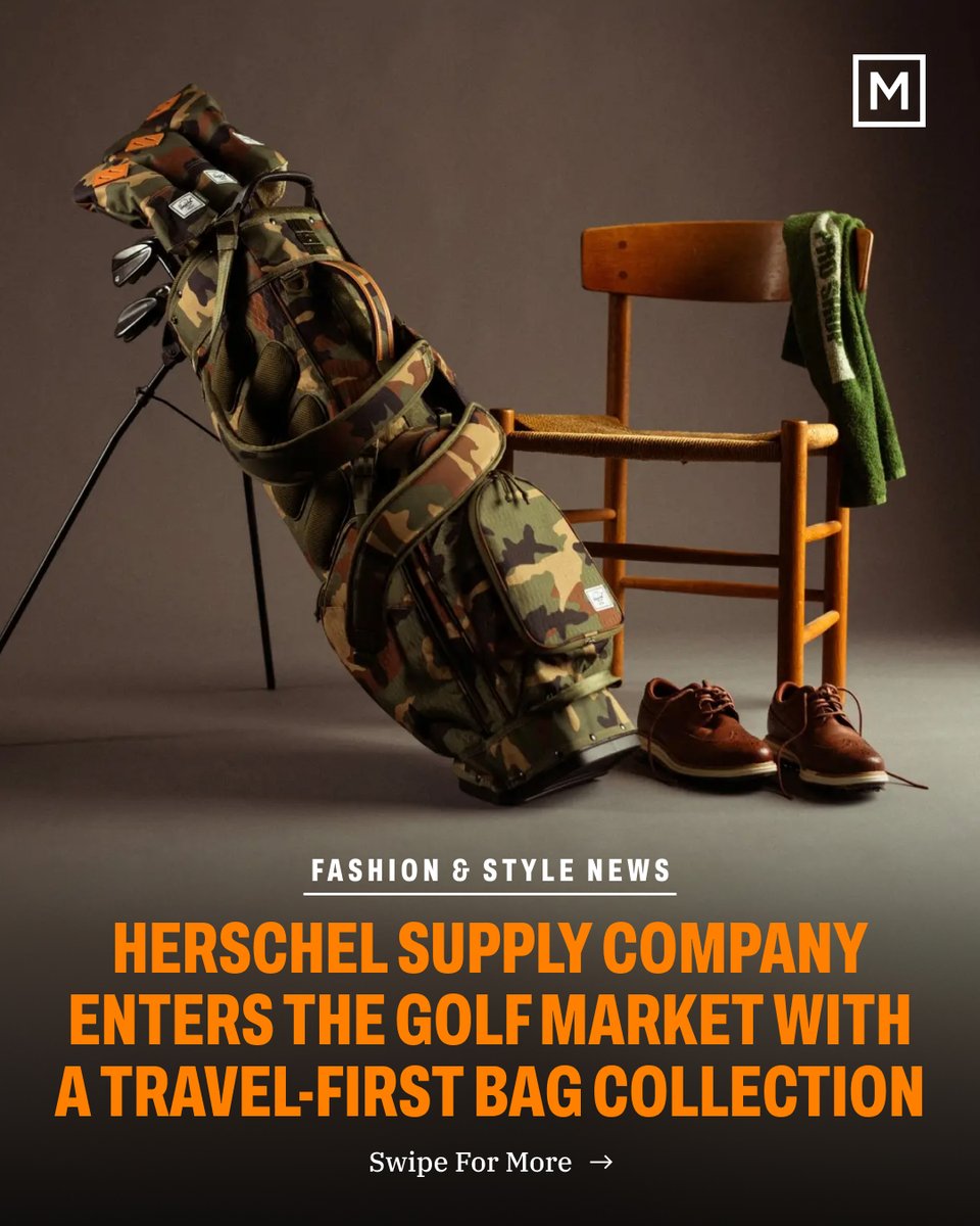 themanualguide's tweet photo. Herschel Supply Company enters the golf space with Herschel Supply Golf; the debut collection is built around travel-ready performance. (1/2) https://t.co/aHehS07gpS